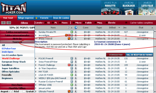 titanpoker freeroll
