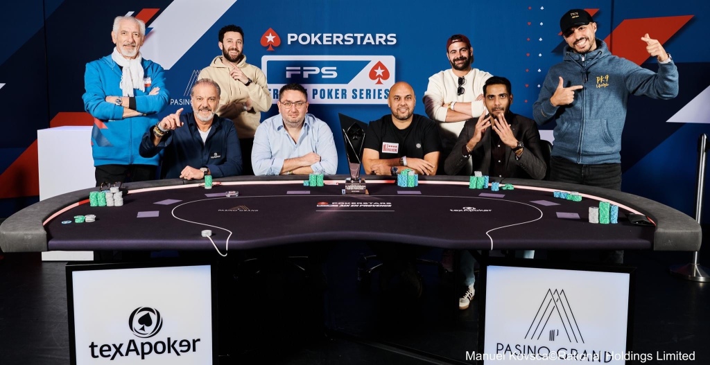 La table finale du Main Event du FPS Aix-en-Provence